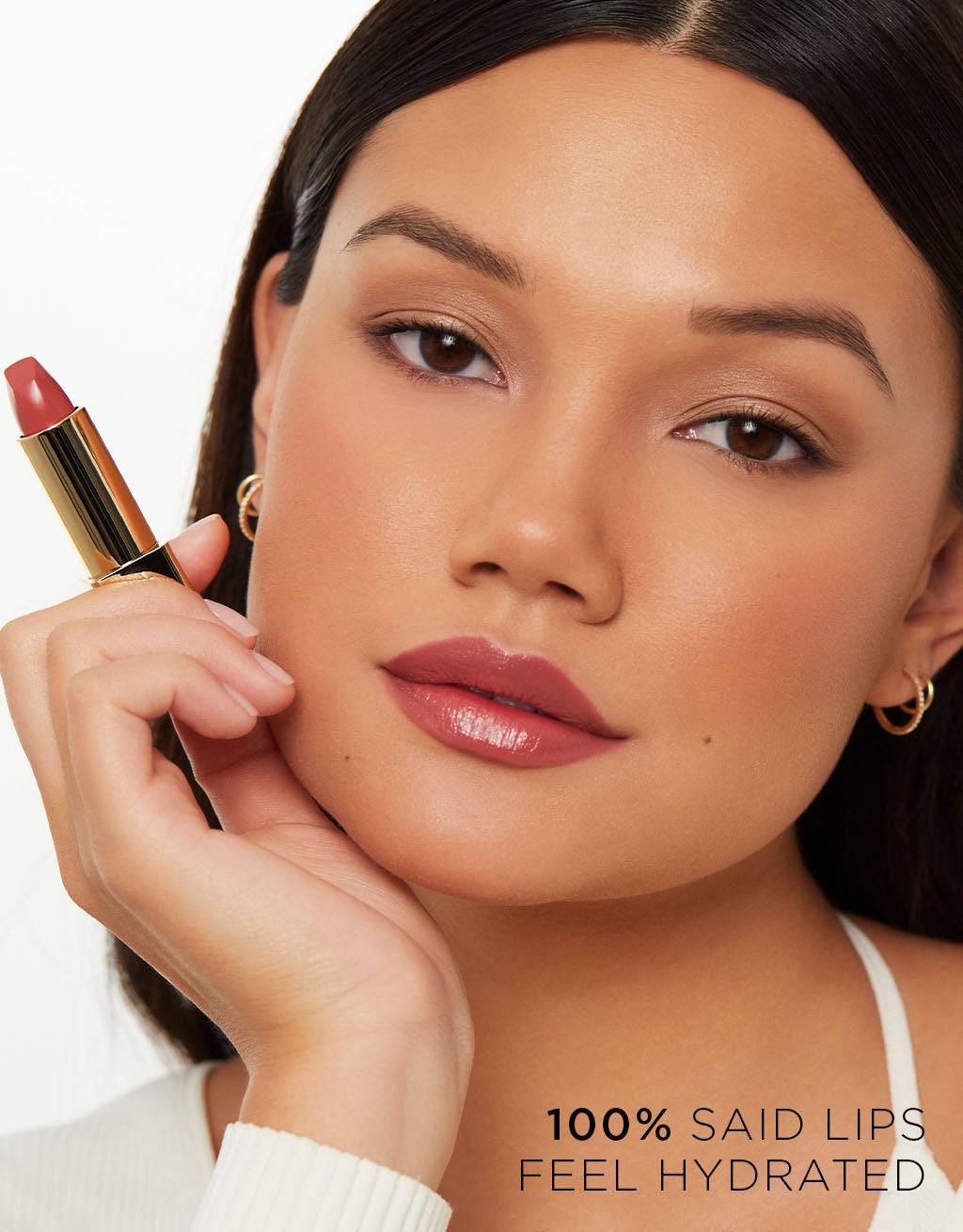 Hourglass Unlocked Satin Crème Lipstick - Ruj