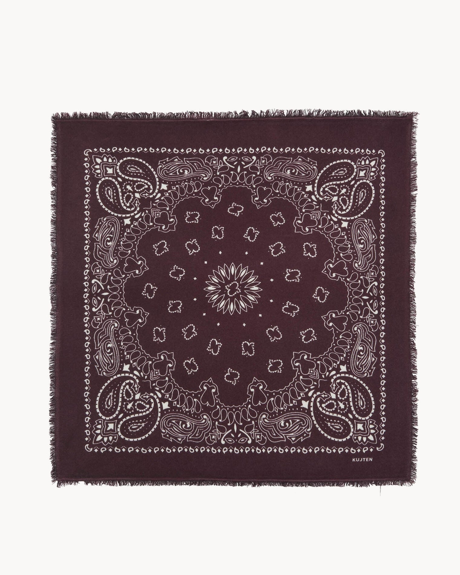 KUJTEN Bandana Hachiko Burgundy - Bandana