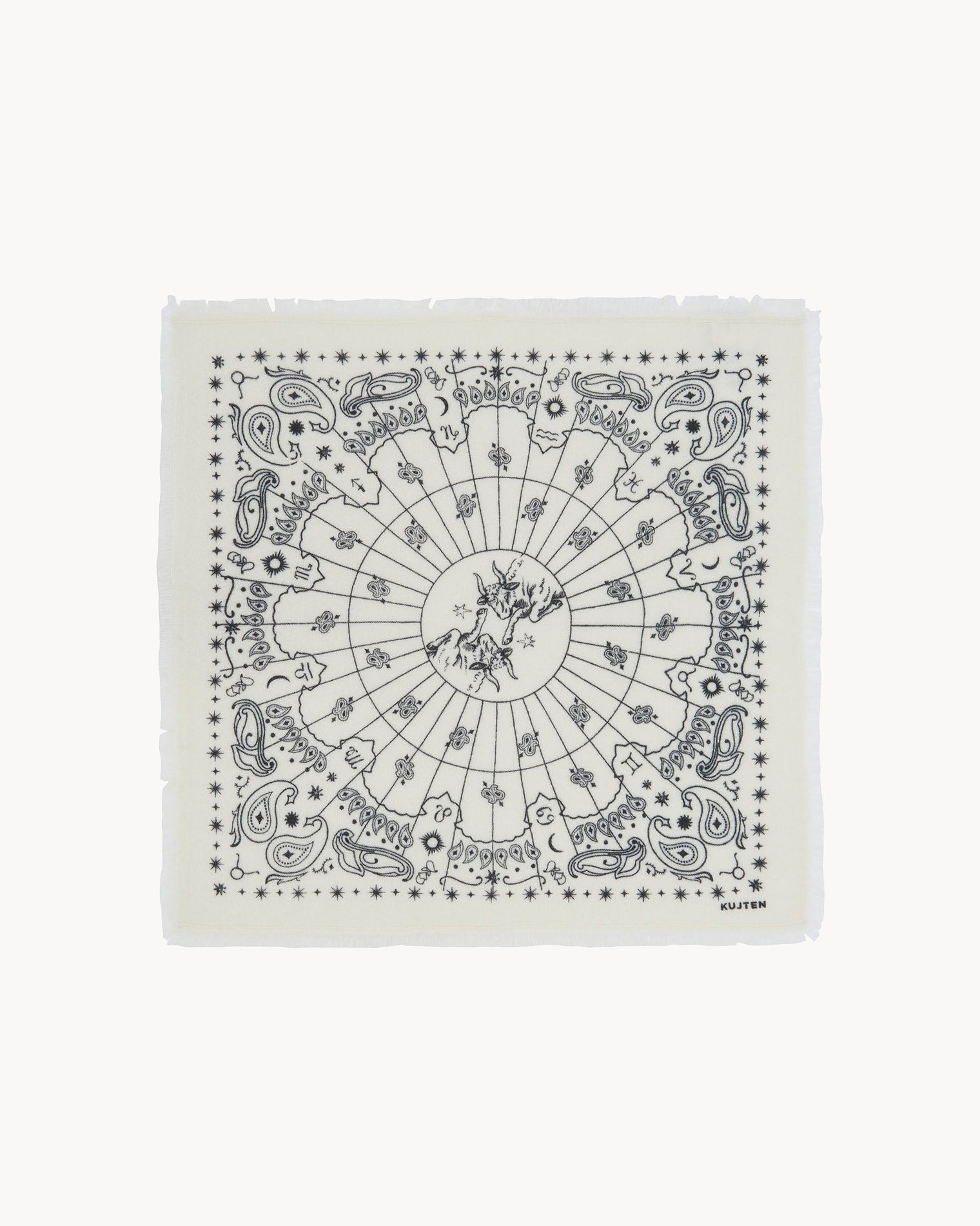 KUJTEN Small Bandana Hachi Sign Taurus - Boğa Burcu Bandanası