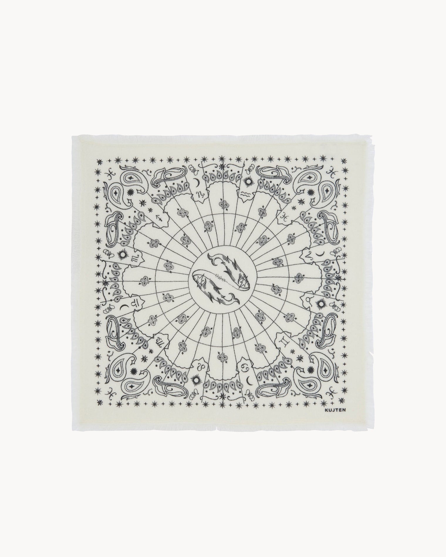 KUJTEN Small Bandana Hachi Sign Pisces - Balık Burcu Bandanası