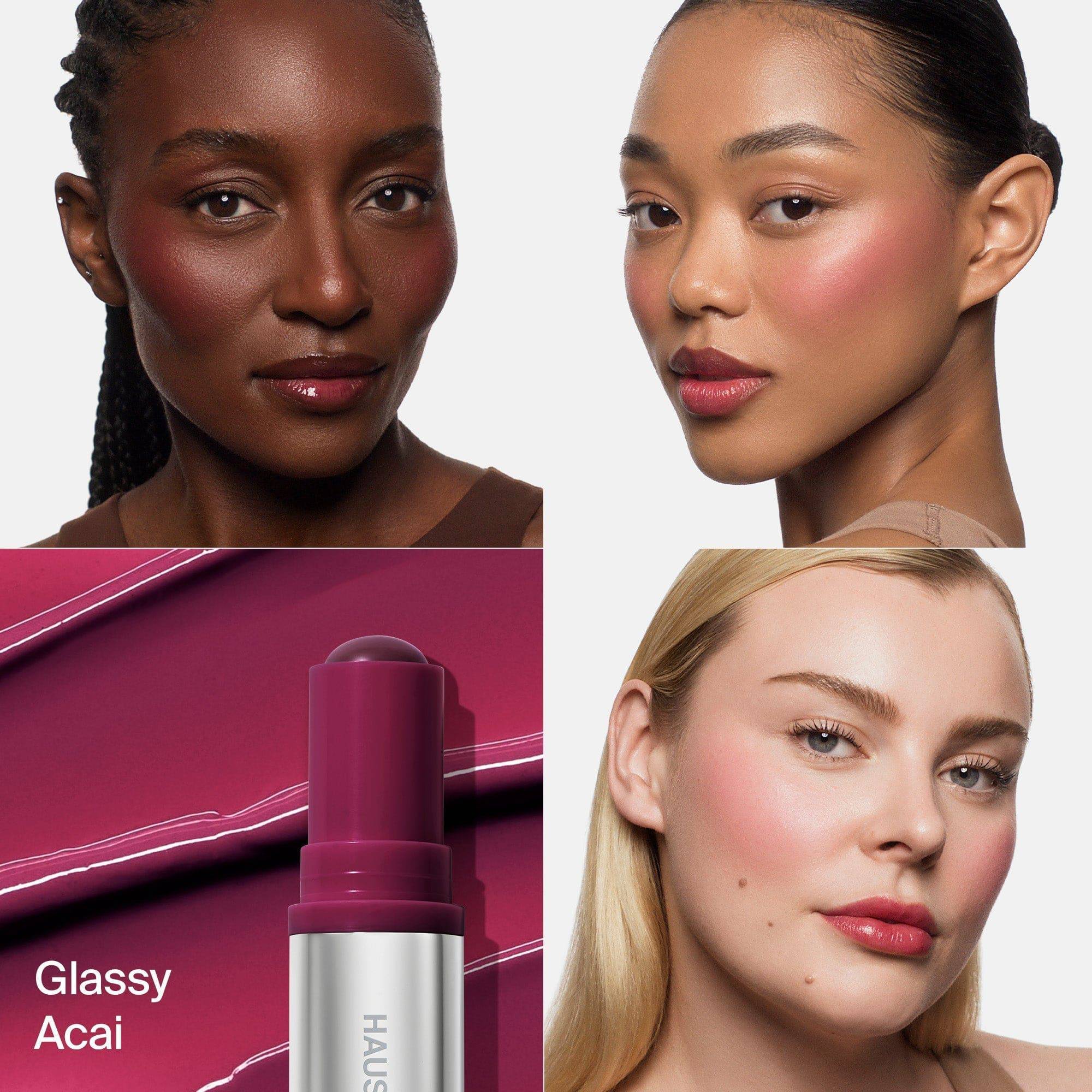 Haus Labs Color Fuse Glassy Blush Balm Stick - Allık