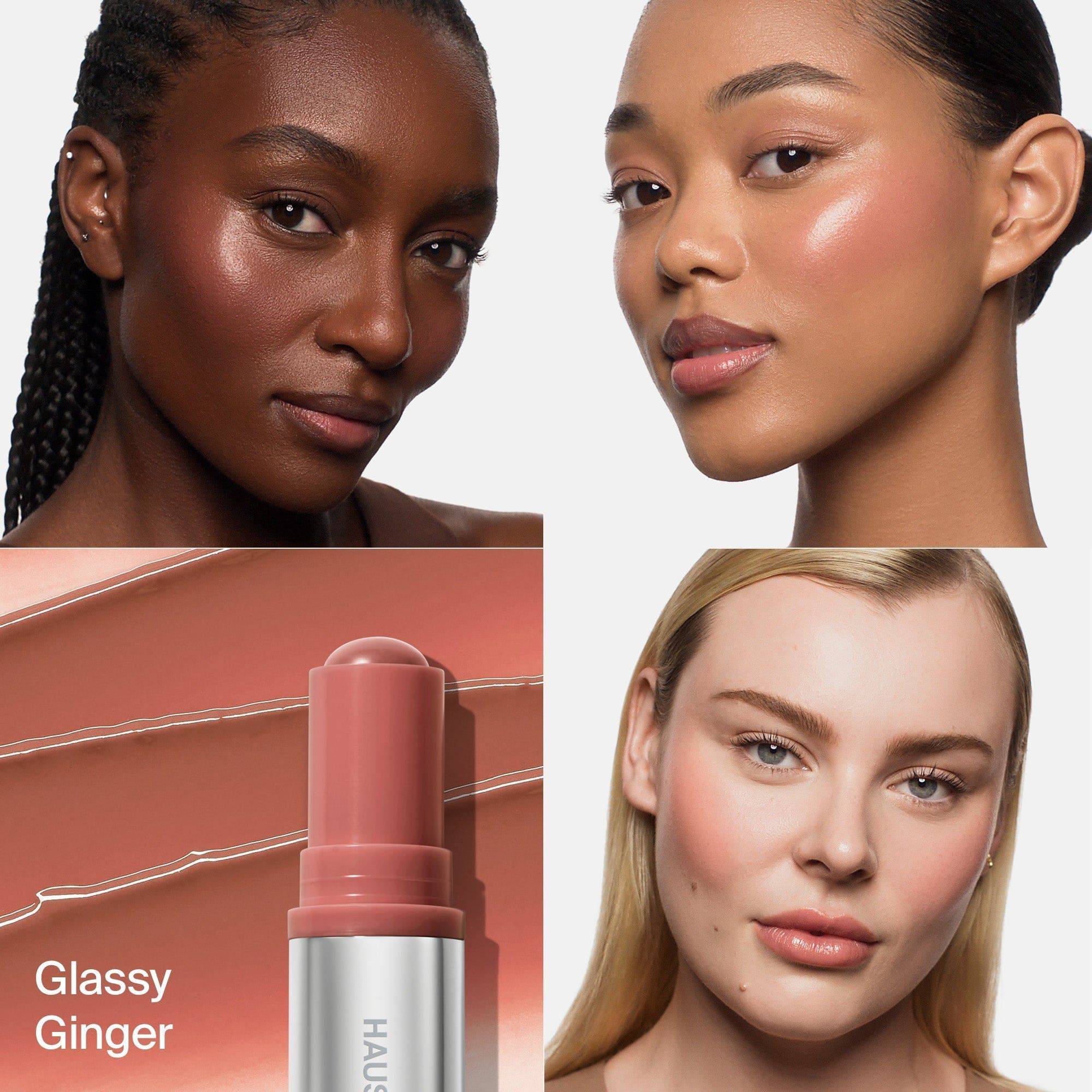 Haus Labs Color Fuse Glassy Blush Balm Stick - Allık
