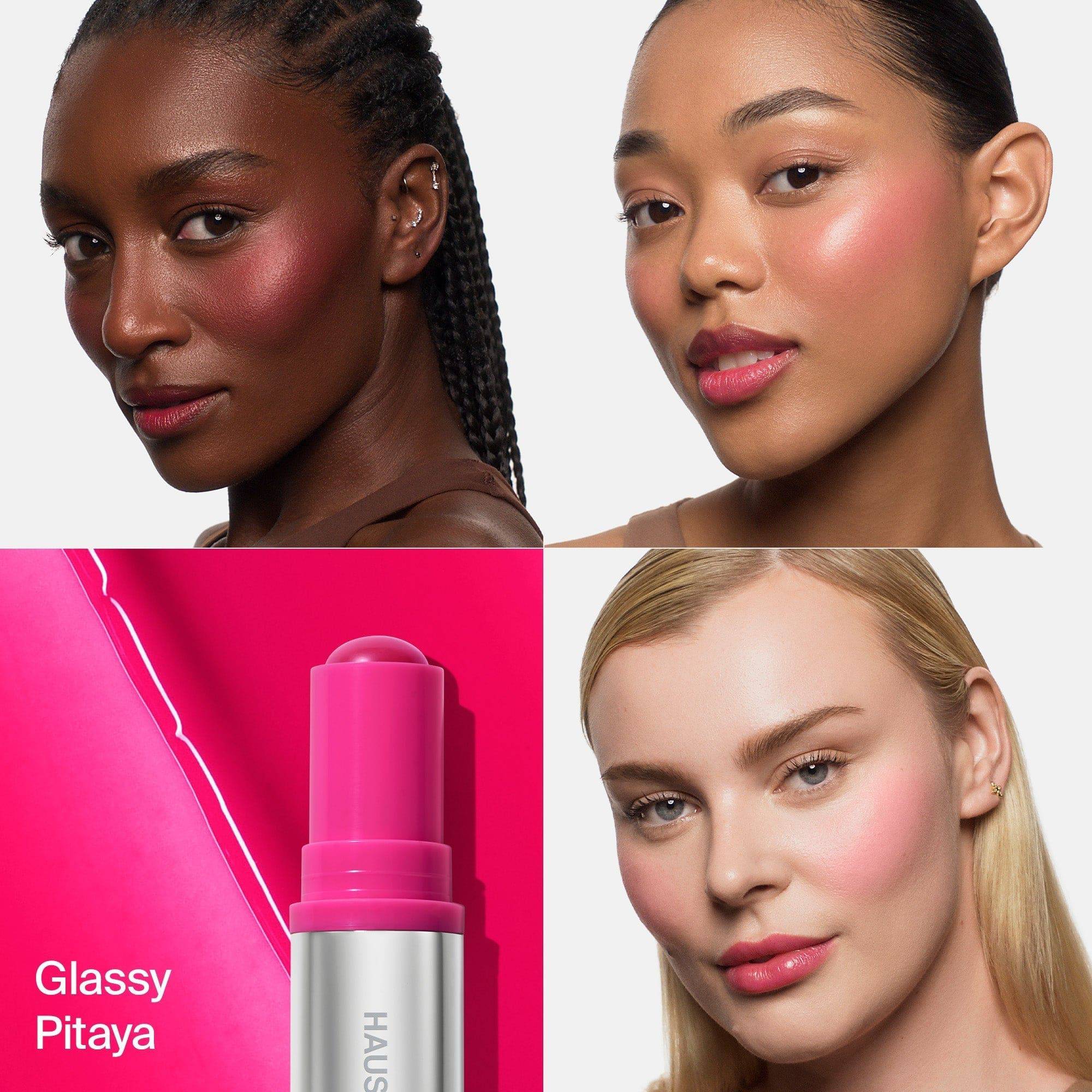 Haus Labs Color Fuse Glassy Blush Balm Stick - Allık