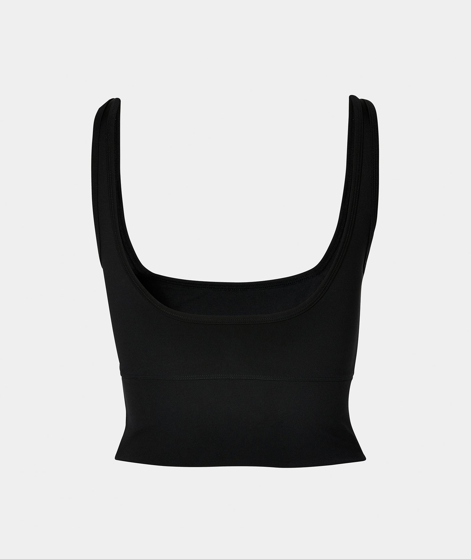 VEHLA CROPPED TANK - BLACK - Crop Atlet