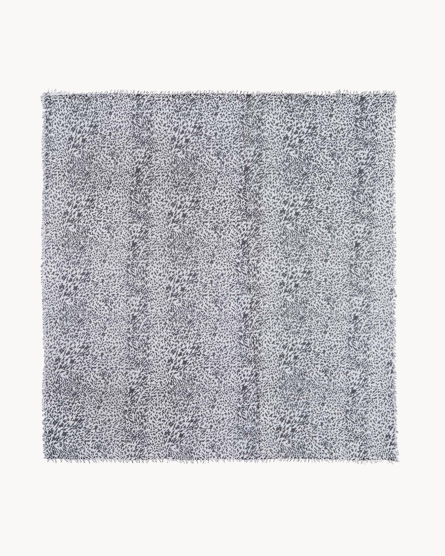 KUJTEN Bandana Effy Animal Anthracite Grey Leopard - Bandana