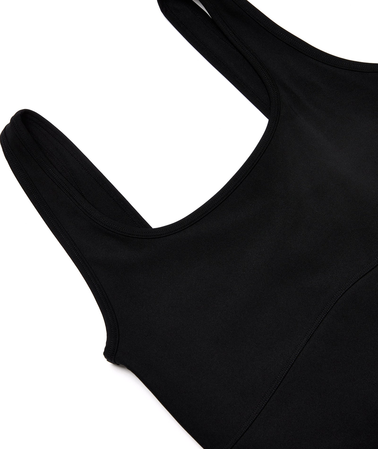 VEHLA CROPPED TANK - BLACK - Crop Atlet