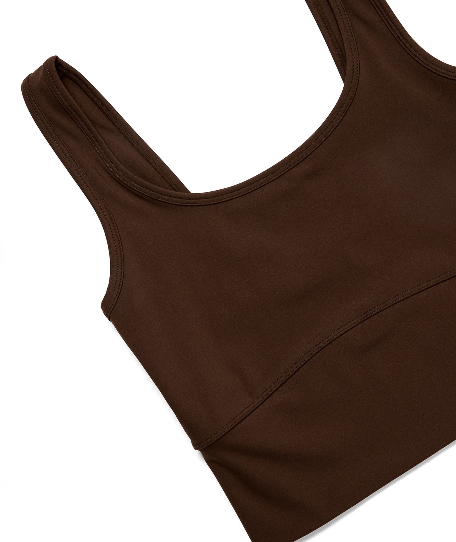 VEHLA CROPPED TANK - CHOC - Crop Atlet