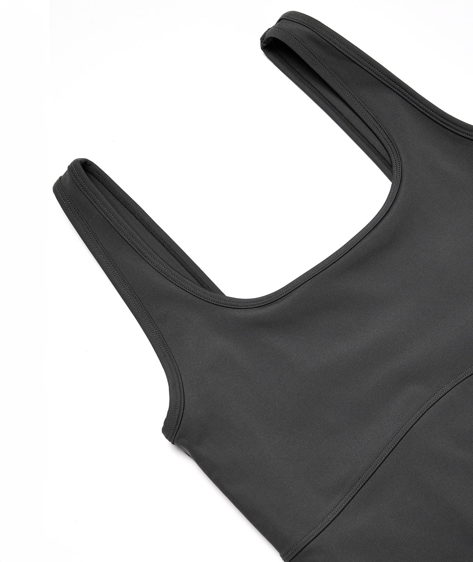 VEHLA CROPPED TANK - SMOKE - Crop Atlet