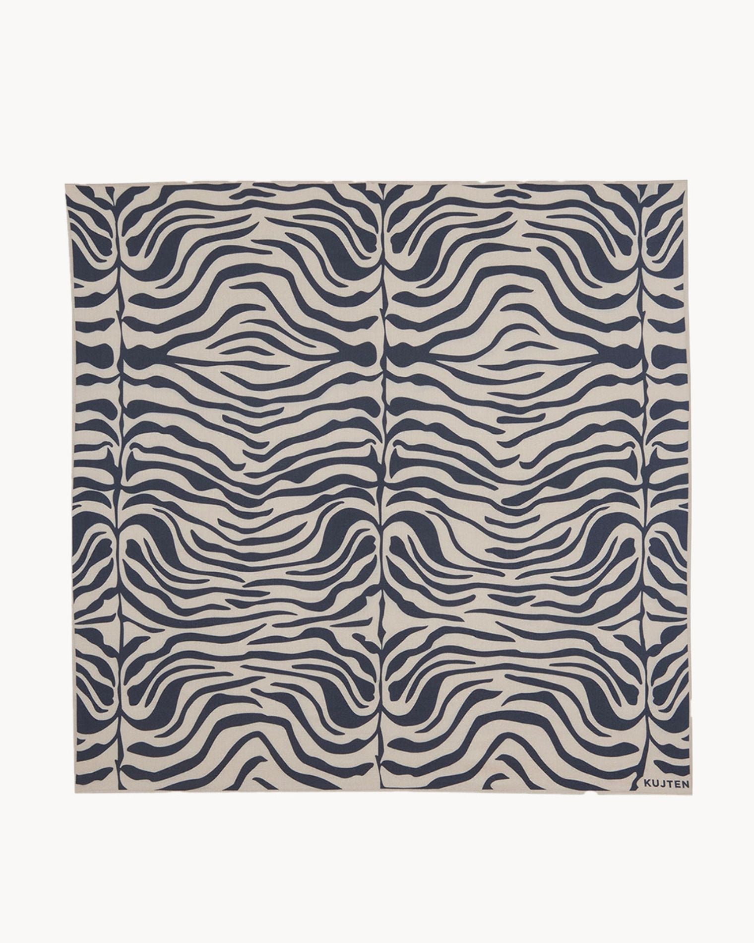 KUJTEN Large Bandana Helia Zebra Organic Beige - Bandana